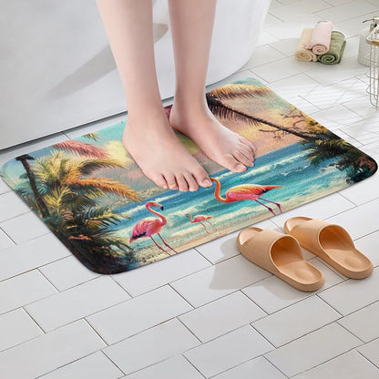 Erosebridal Yoga Bathroom Rugs Gradient Bath Mat,Meditation 20"X 32" Doormats Floor Mats for Kids Boys Girls Teens Lotus Art Non Slip Bath Rug
