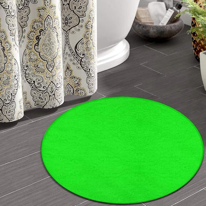 Room Sofa Yoga Soft Round Carpet, Modern Round Area Rug, Non Slip Machine Washable Kitchen Office Circle Rug Purple, 36inch