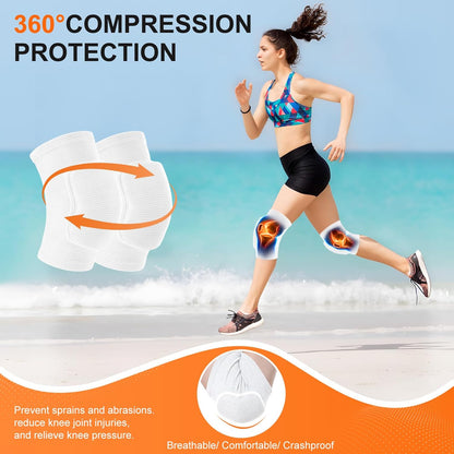 Volleyball Knee Pads for Dancers, Soft Breathable Knee Pads for Girls Women Men Youth Kids Knees Protective, Knee Brace for Volleyball Football Danceing Yoga Tennis Running Cycling Fitness