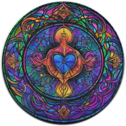 Home Decor Non Slip Kitchen Office Circle Rug, Machine Washable Modern Round Area Rug, Room Sofa Yoga Soft Round Carpet Purple Galaxy Trippy Space Astronaut Art, 36inch