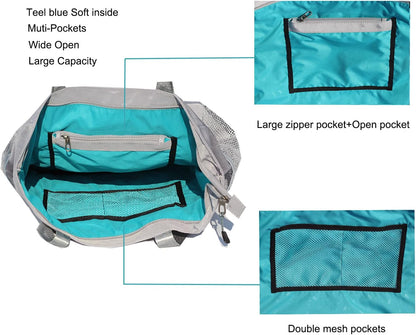 ESVAN Yoga Mat Bag Yoga Tote Carrier Shoulder Bag Carryall Tote for Office,Yoga,Pilates,Travel,Beach and Gym
