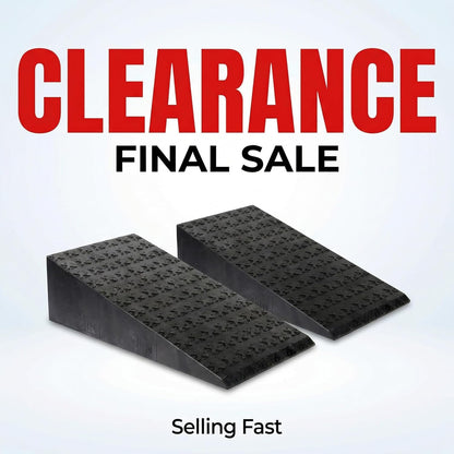 2 PCS Squat Wedge - Durable Slant Board for Calf Stretching, Can Support up to 1,500 lbs, Carry Bag, Non-slip pad Included