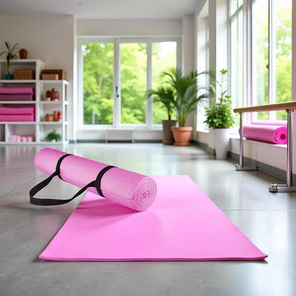 2Pcs Yoga Mat Straps For Carrying - Yoga Mat Elastic Straps, Adjustable Yoga Carrying Strap Holder Straps, Exercise Mat Carrier Strap, Weight Loss Fitness Binding Rope, Fitness Accessories