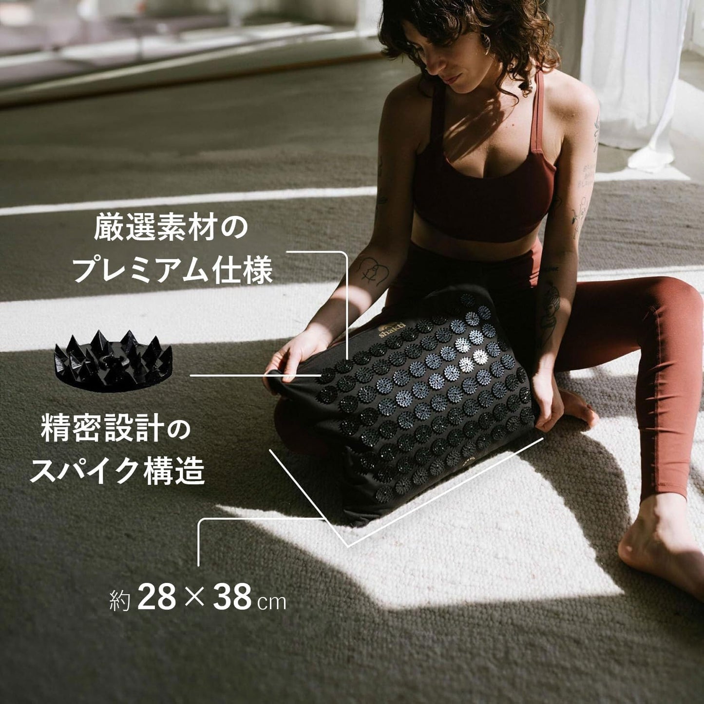 ShaktiMat Acupressure Pillow for Relaxation, Massage Neck Muscles, Relieve Stress & Tension, Similar to Acupuncture, No Needles Required