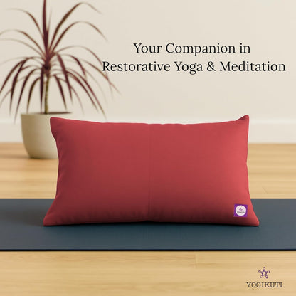 Yoga Pillow, Yoga Pillow for Meditation Practices, Versatile Meditation Bolster, Comfortable Floor & Kneeling Pillow, Iyengar yoga pilow - Comfort for Every Practice
