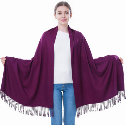 Pashmina Scarf and Shawl - Soft Women Pashminas Wrap for Wedding Evening Party dresses