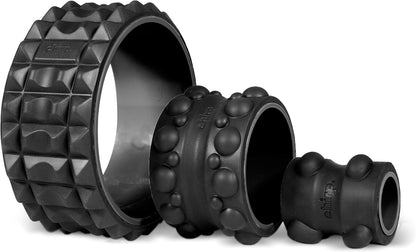 Chirp Wheel XR Knot Kneader - Firm Massage Roller, Shiatsu Thumb Massage, Muscle Release Tool for Knots &Tension Relief | High Density Foam for Physical Therapy & Relaxation, 500lbs Capacity, 6" Mint
