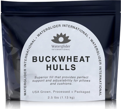 Replacement Buckwheat Husks for Meditation Zafu or Pillow, USA Grown Hulls, 2 lbs