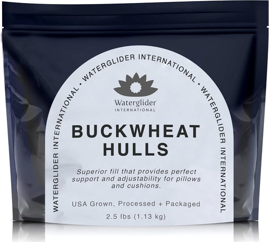 Replacement Buckwheat Husks for Meditation Zafu or Pillow, USA Grown Hulls, 2 lbs
