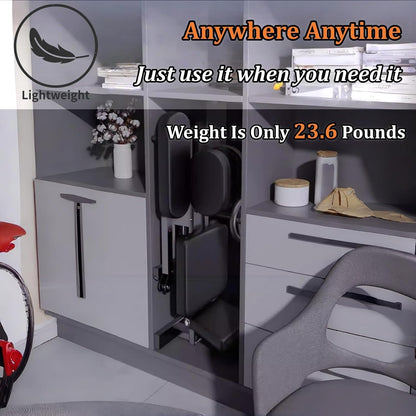 550 LBS Stainless Steel Stretch Machine, 240° Rotation Split Machine, Leg Stretcher Machine with Silent Wheels, Leg Stretcher for Home/Gym/Yoga/Dancers, Split Machine for Flexibility