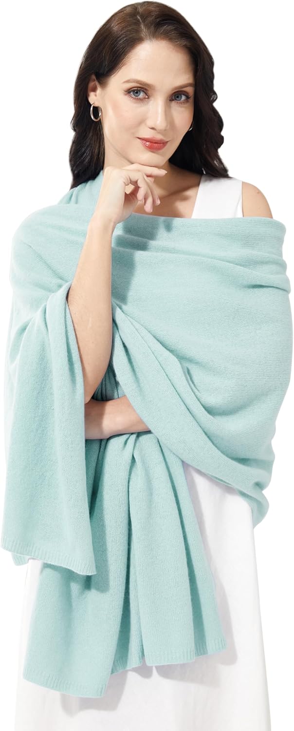 Soft Cashmere Blend Wrap Chic Scarf Stole for Women Wayfarer Travel Extra Large 87"x28" - Colors B