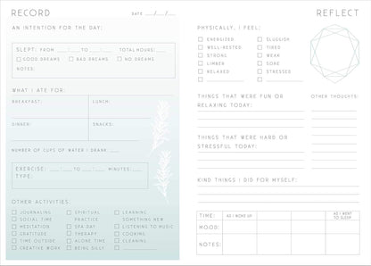 Self-Care: A Day and Night Reflection Journal (Inner World)