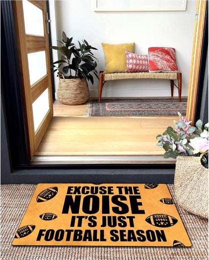 MELODADDY Funny Welcome Doormat Front Door Decor Rugs with Rubber Back 30"(L) x 18"(W) Personalized Matt Outside Entrance (Leave Your Worries At the Door Yoga Meditation Namaste)
