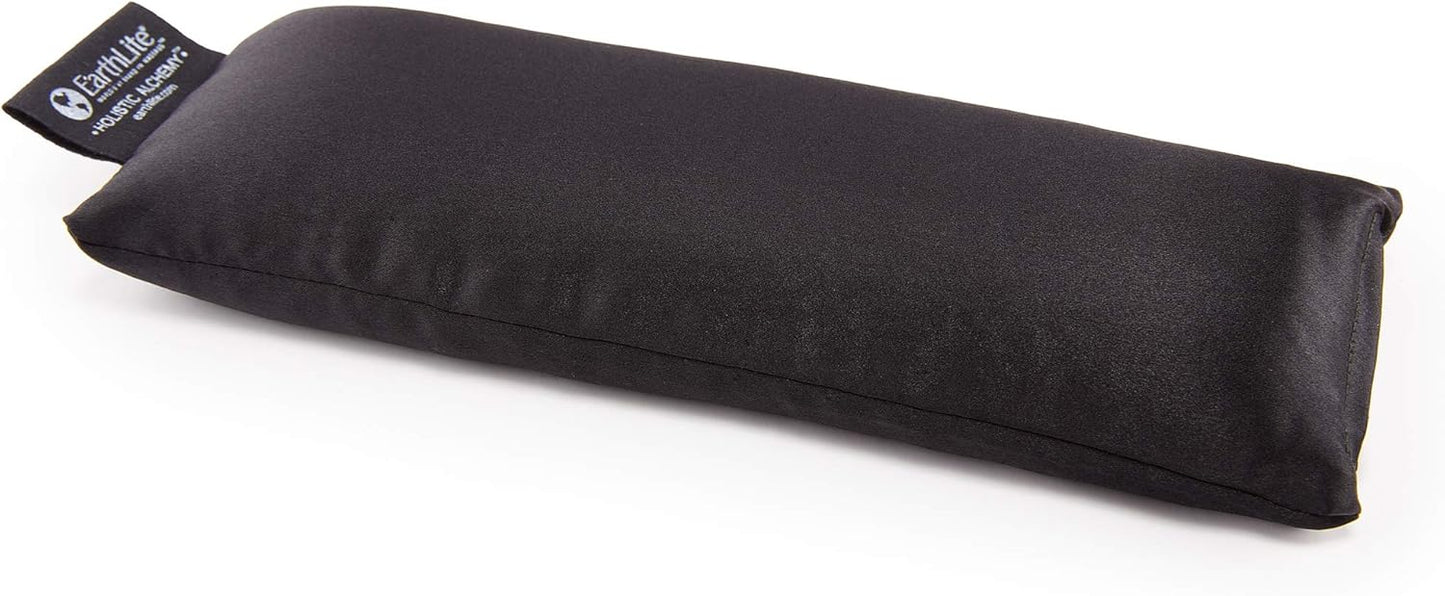 EARTHLITE Holistic Alchemy Aromatherapy Eye Pillow - 100% Silk Cover, Natural Herbs & Flax Seeds, Weighted, Cooling & Soothing