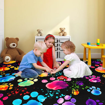Video Game Rug - Gaming Themed Rug Gamepad Controller Area Rugs for Bedroom Gaming Carpet for Boys Game Carpet for Playrooms Bedroom Doormat Yoga Mats