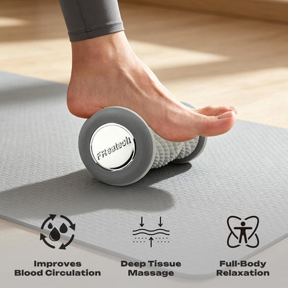 FREATECH Foot Massager Roller with 459 Spiky Massage Points, Durable PP Material, Plantar Fasciitis Relief, Deep Massage for Heel & Arch Pain, Reflexology Acupressure Tool for Muscle Relaxation