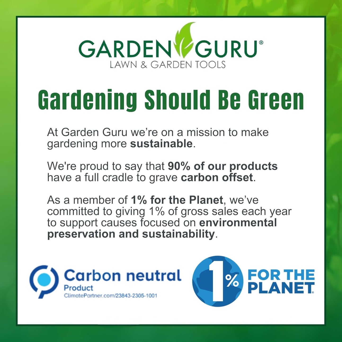Garden Guru Cushioned Gardening Knee Pads with Adjustable Straps - Soft Inner Liner, Ultra Comfort Padding, Garden Kneelers for Yard Work, Cleaning, Household Chores, Roofing, and More 1 Pack