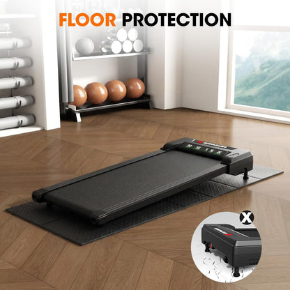 Stepwaver Walking Pad Mat for Carpet, Treamill Mat for Hardwood Floors, High Density, 0.2" Thickness, Folable, Floor Protection Mats for Bike, Elliptical, Treadmill