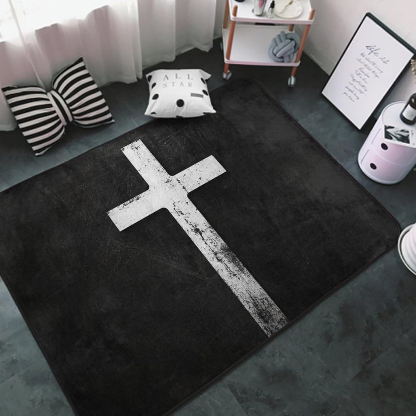 Comfortable Memory Foam Area Rugs with Anti-Skid Rubber Backing, Gold Freemason Freemasonry Masonic Yoga Mat Indoor Entryway Mat for Bedroom Livingroom Sitting Room Home Art