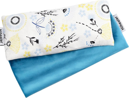 Lavender Eye Pillow for Relaxation, Yoga, Sleep – Weighted Eye Mask for Headache, Sinus, Aromatherapy Moist Heat Compress, Meditation Accessory, Relaxation Gift for Women (Purple)