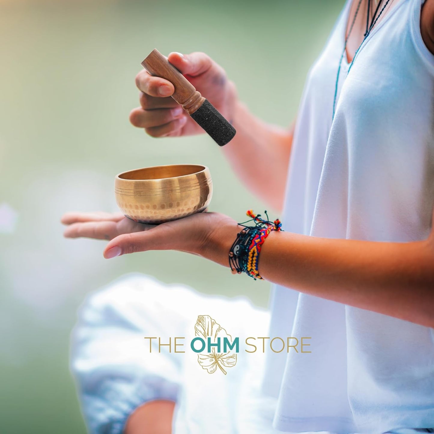 Handcrafted Tibetan Singing Bowl Set – 3.5” Sound Bowl for Meditation, Sound Healing & Yoga – Healing Instrument with Wooden Striker & Cushion – Authentic Hand-Hammered in Nepal