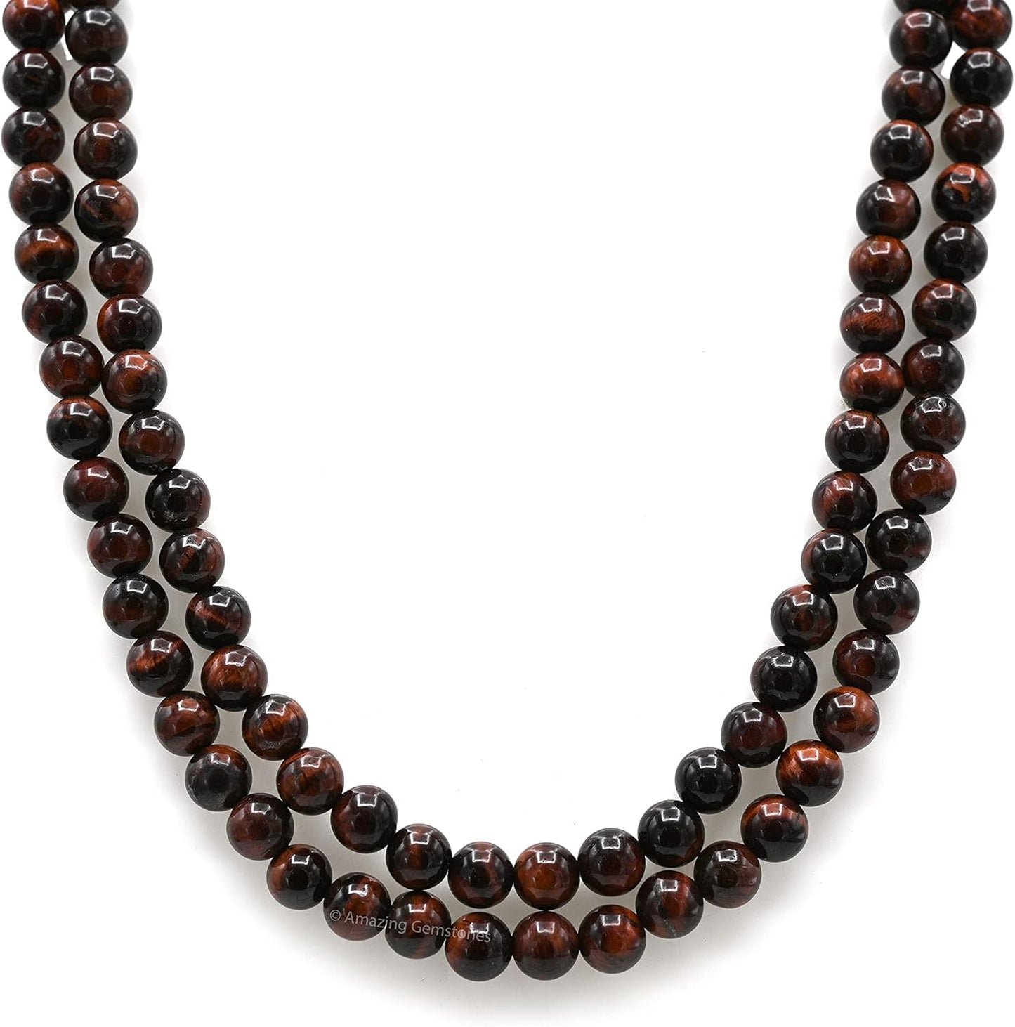 Amazing Gemstone 108 Beads Handmade Mala (Knotted, Rudraksha) - Colors A