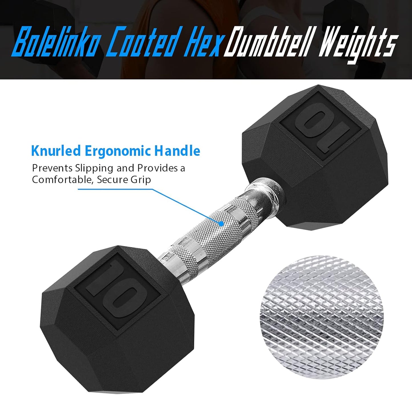 Balelinko Home Gym Equipment Workouts Strength Training Weight Loss Pilates Weights Yoga Sets Weights for Women, Men, Seniors and Youth