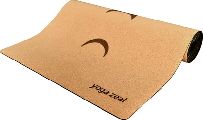 Yoga Mats By Yoga Zeal - Luxuriously Soft, Thick, Non-Slip, Hot Yoga Mat. Eco Printed. Designed to grip better with a sweaty yoga practice!