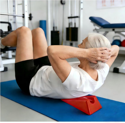 Physical Therapy Wedge Pillow Positioning Wedge for Back Hip Knee Body Relaxation & Muscle Spinal Discomfort Comfort Firm Support Wedge PT Tools (red)
