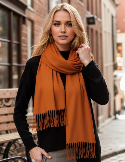 Women's Scarf Pashmina Shawls and Wraps for Evening Dress Wedding Bridal Bridesmaid Winter Warm Long Large Scarves - Colors A