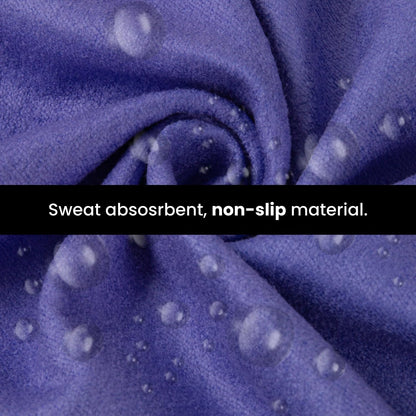 Yoga Grip Yoga Towel - Non Slip Hot Yoga Mat Towel With Corner Pockets, No-Skid Grip, and Built-in Alignment Lines | Soft, Moisture Wicking, and Sweat Absorbent | No Bunching, Stays in Place 72" x 25"