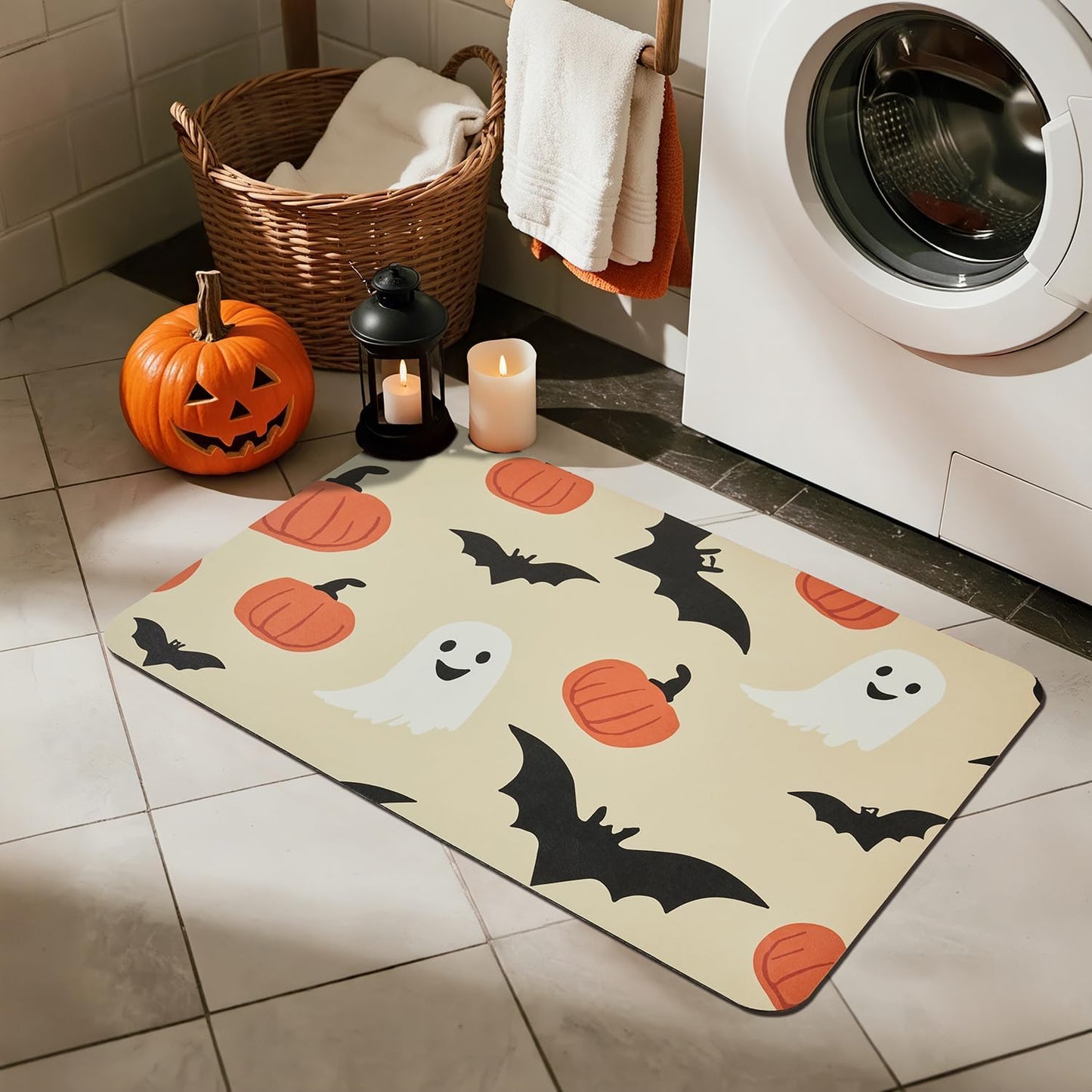 TYUU Bath Mat, Bathroom Rugs Non Slip Washable Thin Absorbent Quick Dry Bath Mat Fits Under Door Bathroom Floor Mat Perfect for Bath, Shower, or Sink 24"x36" Dark Grey
