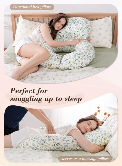 INSEN Wedge Pillow Set for Sleeping and After Surgery, Use for Acid Reflux, Reading and Relaxing, Headboard Pillow for Sitting in Bed