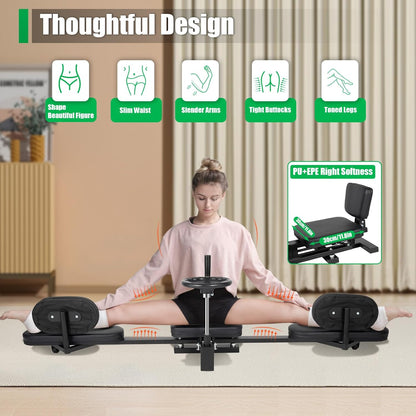 Leg Stretcher, 220/330Lbs Heavy Duty Split Machine for Leg Stretching, Leg Stretching Split Machine, Flexibility Stretching Equipment Black/Blue