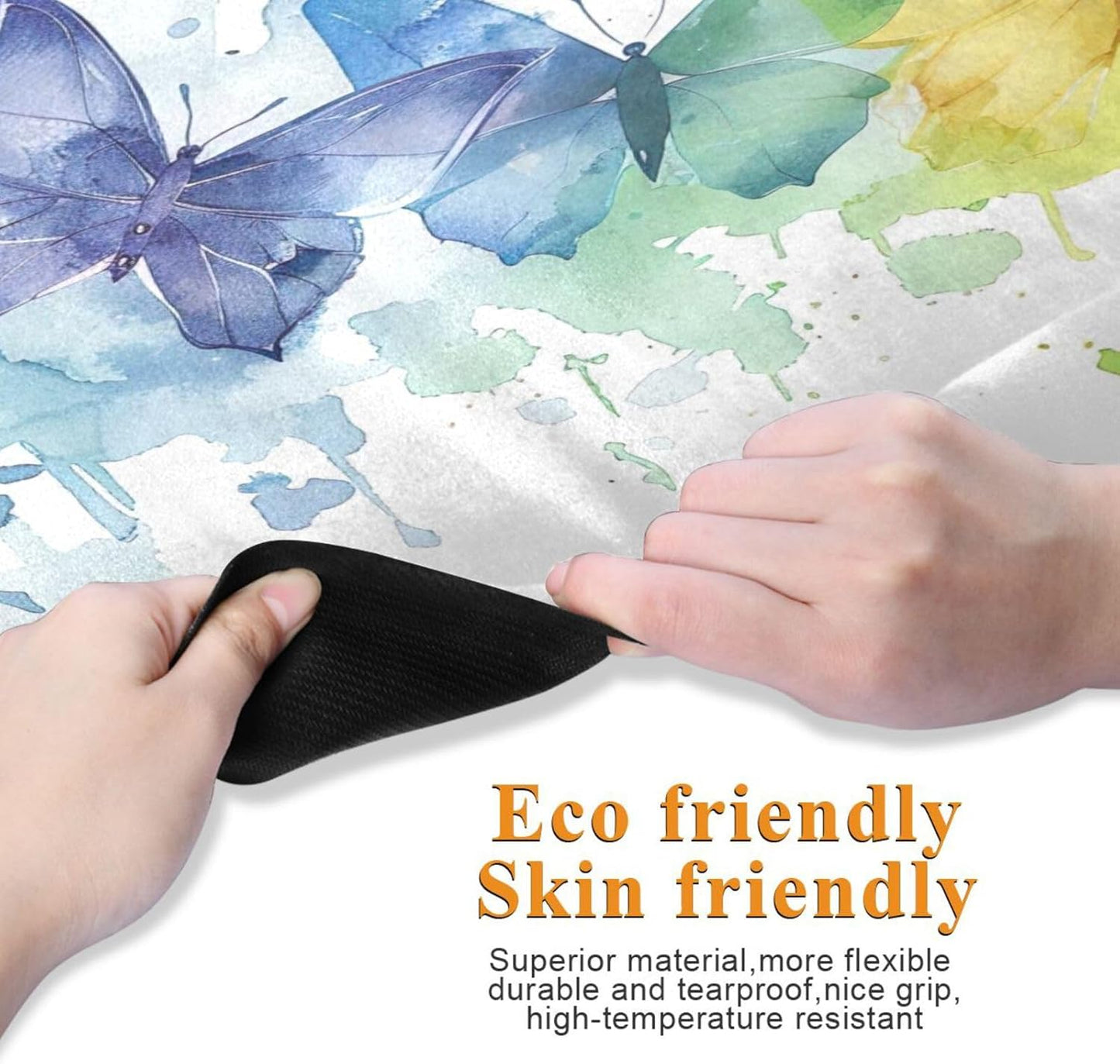 Dragonfly Painting Yoga Mat Non-Slip Fitness Mat for Pilates, Workout & Home Gym, 71x26 Inch Yoga Mats for Enhanced Yoga Practice