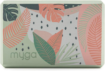 MYGA Yoga Block,Lightweight EVA Foam Yoga Brick,High Density Non-Slip Block for Yoga Poses, Pilates, Balance and Flexibility