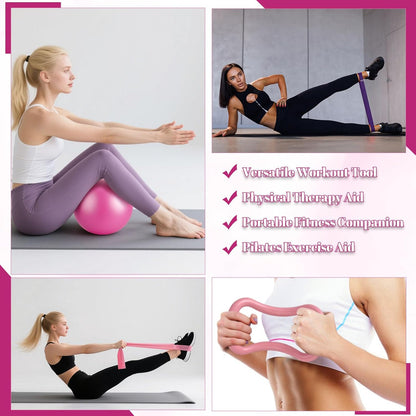 14 Pcs Pilates Kit Home Workout Kit for Women,Pilates Equipment Kit for Gym Studio Travel