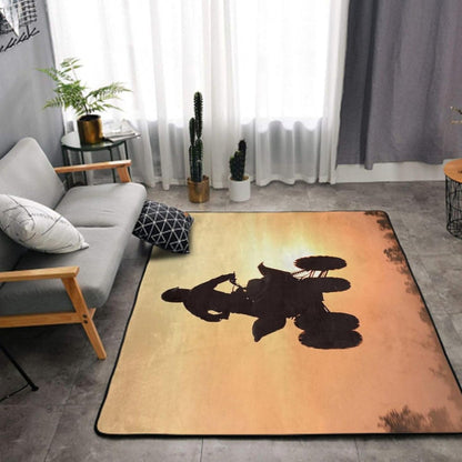 Comfortable Memory Foam Area Rugs with Anti-Skid Rubber Backing, Gold Freemason Freemasonry Masonic Yoga Mat Indoor Entryway Mat for Bedroom Livingroom Sitting Room Home Art
