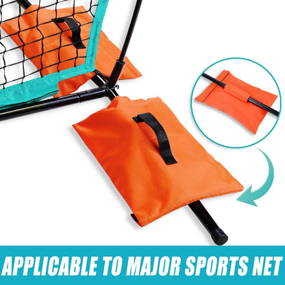 VISEMAN 4PCS Sports Net Sandbags, Weighted Anchor Bags for Baseball & Golf Nets,Soccer Goals, Hockey Nets
