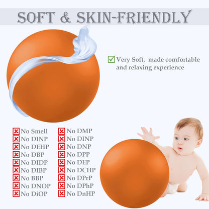PL-0003 Soft Exercise Ball, Anti-Burst Yoga Ball Chair Supports 2200lbs PL-0003