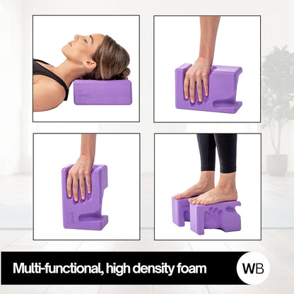 WRISTBuddy® Yoga Blocks 2-Pack (Left + Right) — Ergonomic, Hand-Shaped EVA Blocks for Wrist Relief & Better Grip | Doctor-Designed Support for Yoga, Pilates, Handstands, Push-Ups & Rehab