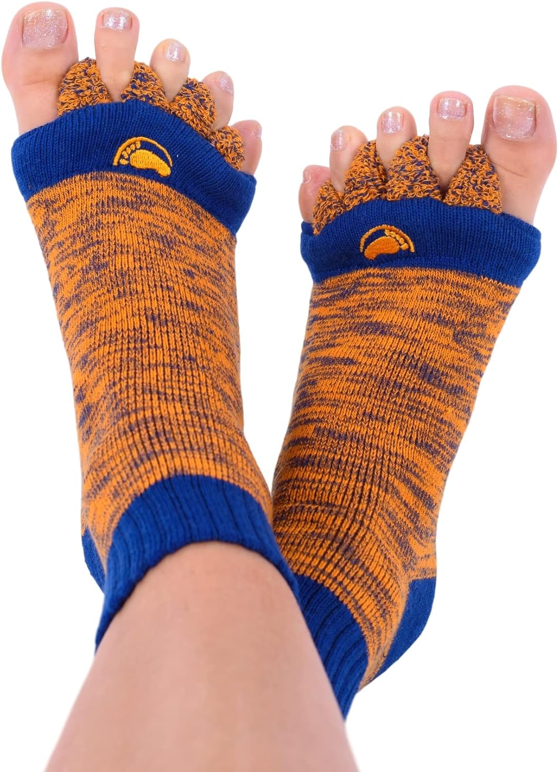 My Happy Feet Foot Alignment Socks with Toe Separators for Men or Women
