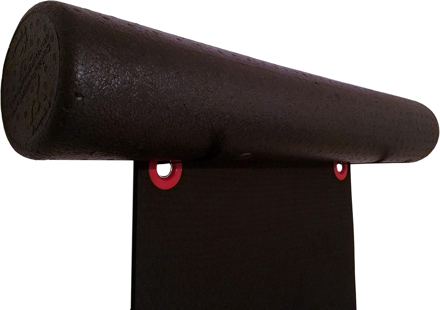 IRON AMERICAN Yoga Mat Hanger - Adjustable Hooks for Exercise Mats, Foam Rollers & Gym Equipment Storage - Wall Mounted - Hardware Included - (6.75" x .75") - American Steel