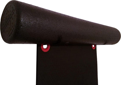 IRON AMERICAN Yoga Mat Hanger - Adjustable Hooks for Exercise Mats, Foam Rollers & Gym Equipment Storage - Wall Mounted - Hardware Included - (6.75" x .75") - American Steel