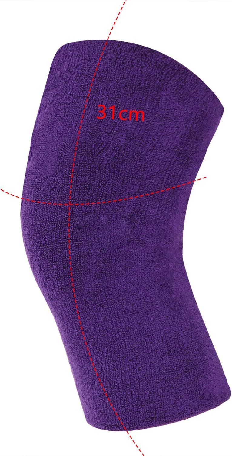 Holiberty Thermal Knee Braces Women Men Elastic Arthritis Knee Compression Sleeve Ski Cycling Leg Warmers Knee Support Pads