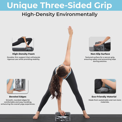 Yoga Block, 1 piece Lightweight, Arc Shape for Stable Grip, Ink Painting Design, Portable and Durable Yoga Brick for Enhanced Comfort and Support