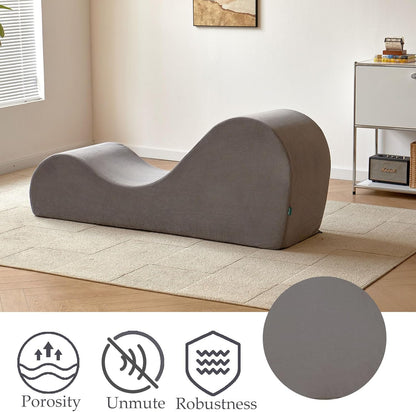 Yoga Chair, Yoga Chaise Lounge Chair Indoor, Yoga Chairs for Adults Exercise, Stretching, Relaxation, Ergonomic Design, Tantra Chair for Bedroom Living Room