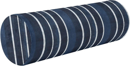 Yoga Bolster Pillow Round Neck Roll Pillow Bed Round Pillow for Baby Cylinder Decorative Pillow Bolster Pillow Covers with Zipper Gold Stripe