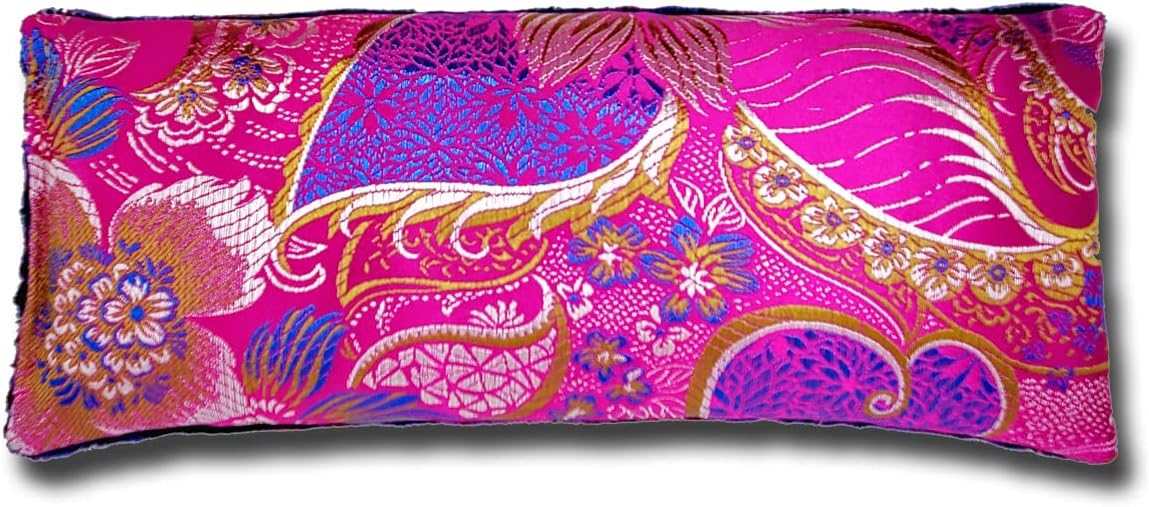 Handmade Luxe Serenity Eye Pillow - All-Natural Flaxseed - Unscented or Lavender Scented – Weighted Eye Mask for Yoga, Meditation, Hot & Cold Therapy