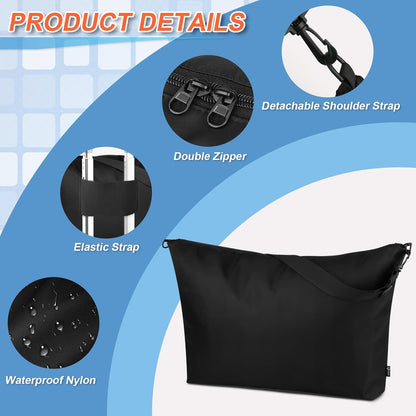 Cosmos Travel Seat Cushion Carry Bag Chair Pad Cushion Storage Bag Portable Pillow Carrying Bag with Detachable Strap and Elastic Loop for Comfort Seat Cushions Chair Pads Back Cushions Travel Pillow